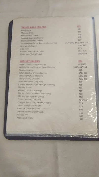 Thasang Authentic Thakali Kitchen menu 3