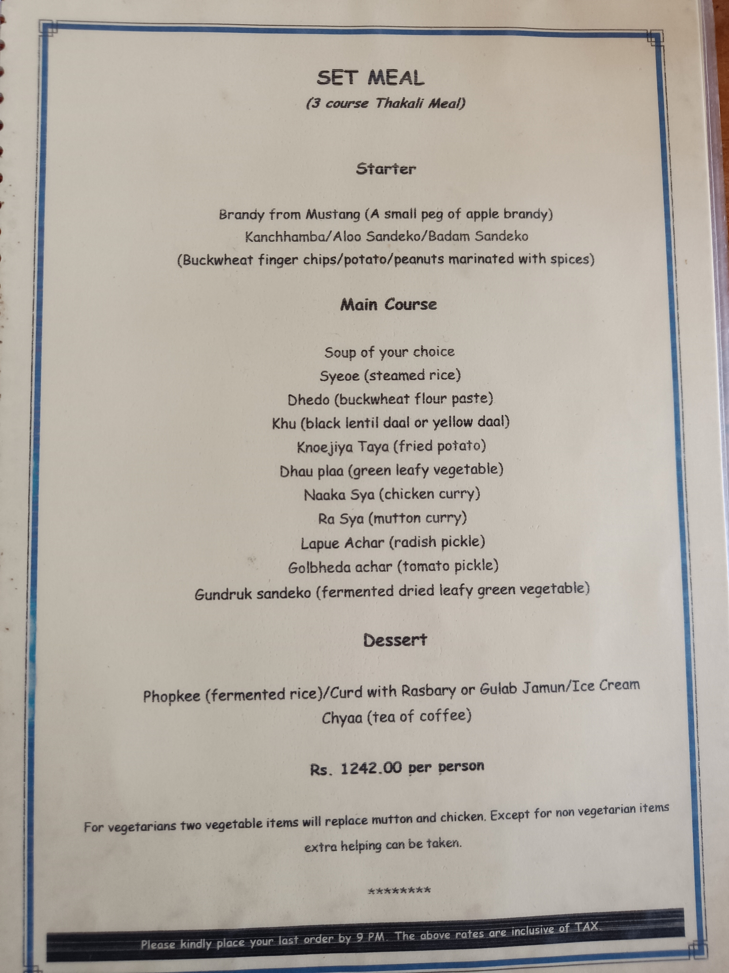 Tukche Thakali Kitchen_menu_1