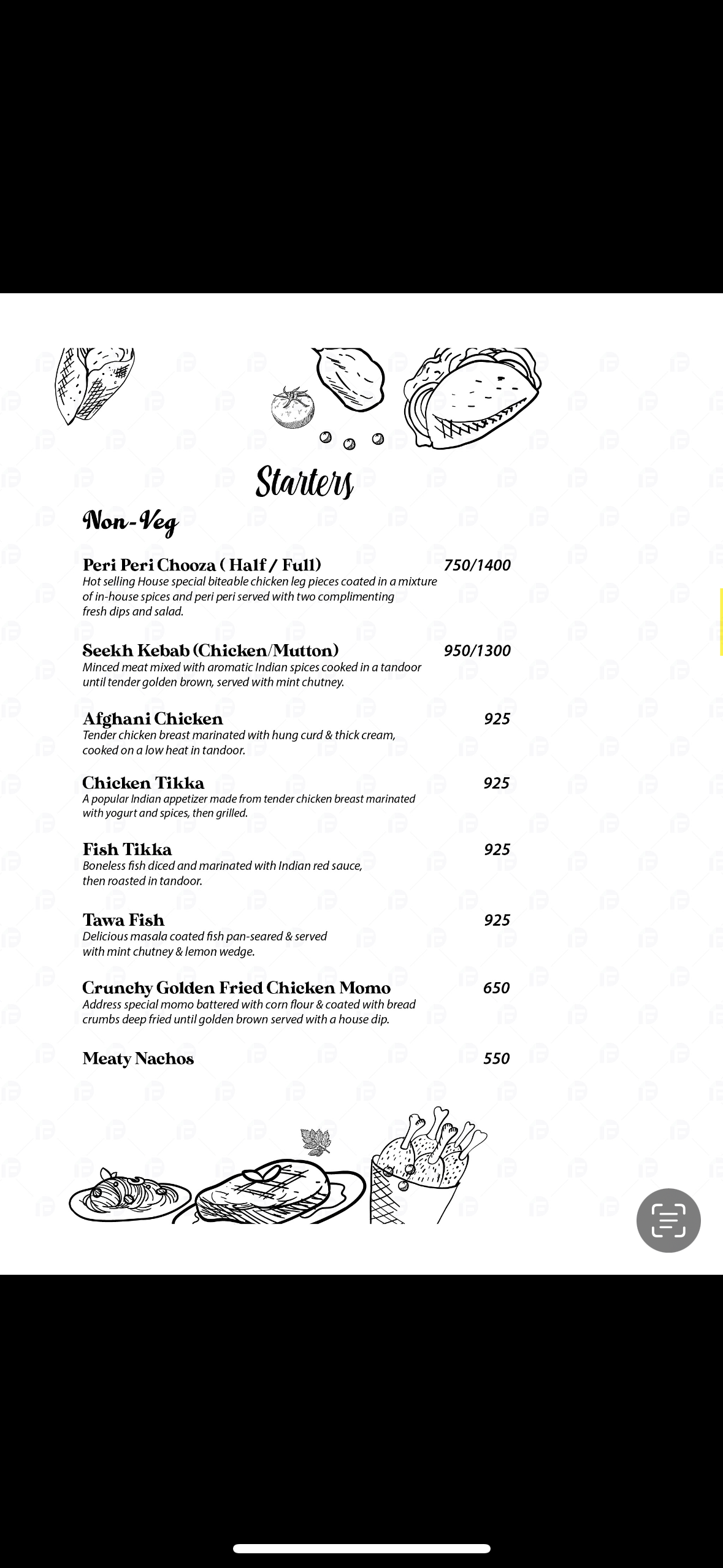 The Address Lounge menu 2