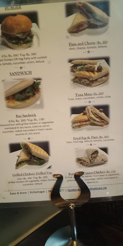 Bake & Brew menu 4