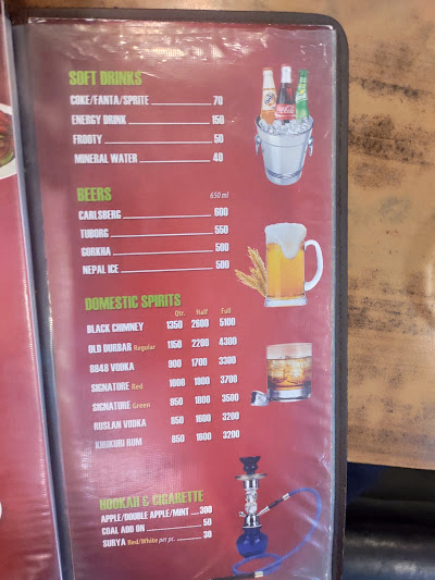 Bagh Bhairab Burger House menu 2