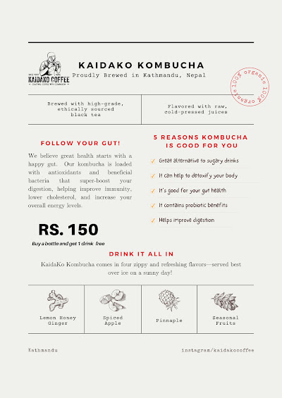 KaidaKo Coffee House menu 2