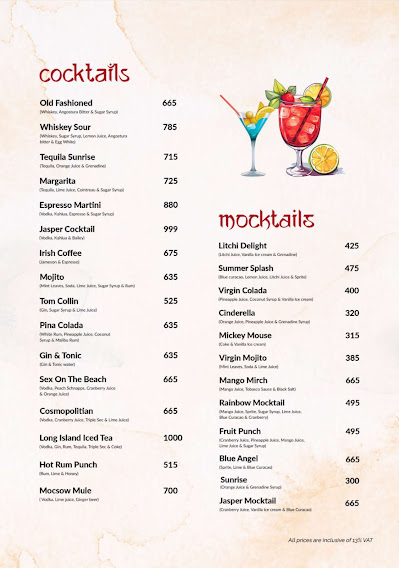 Jasper Restaurant - Thamel, Kathmandu_menu_5