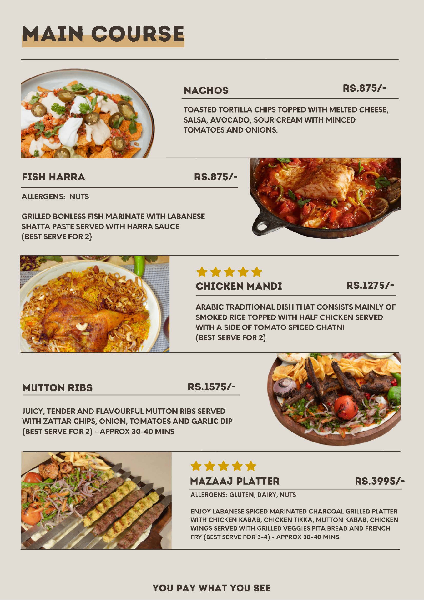 Mazaaj Hookah Lounge & Bar_menu_5