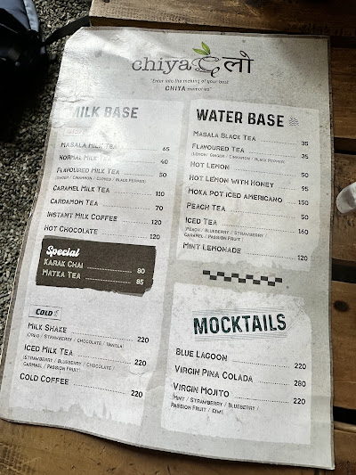 Chiya Dailo menu 2