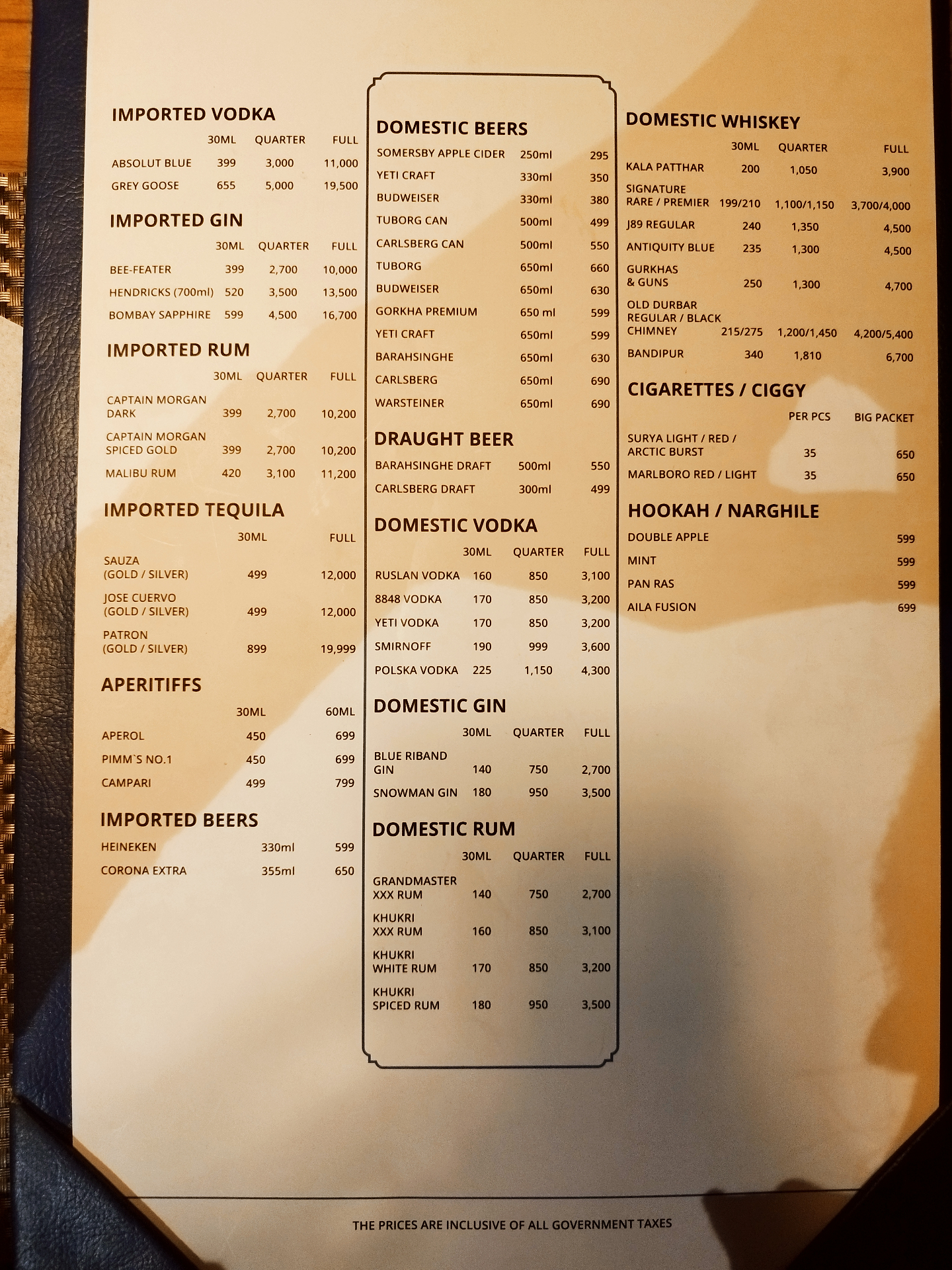 The Ai-la Lounge_menu_4
