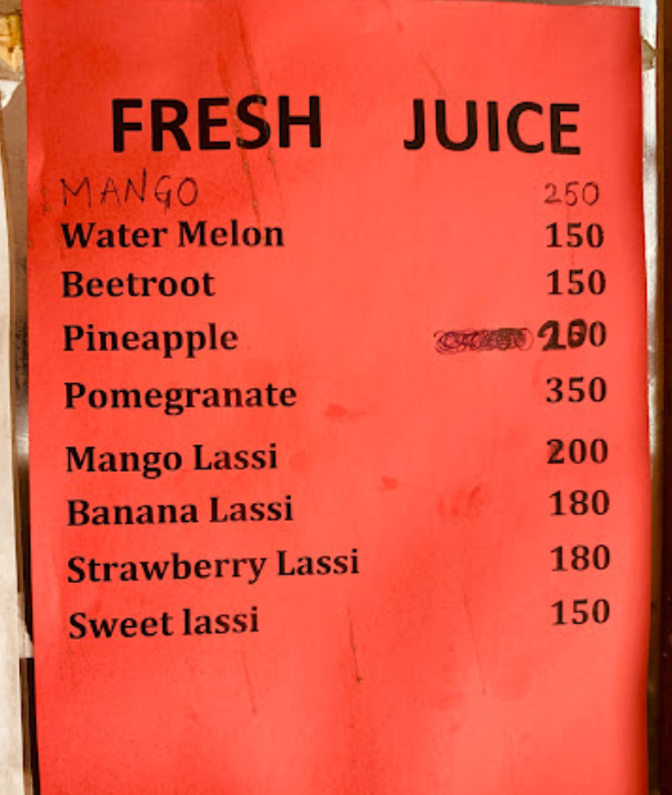 Thamel Doner Kebab menu 3