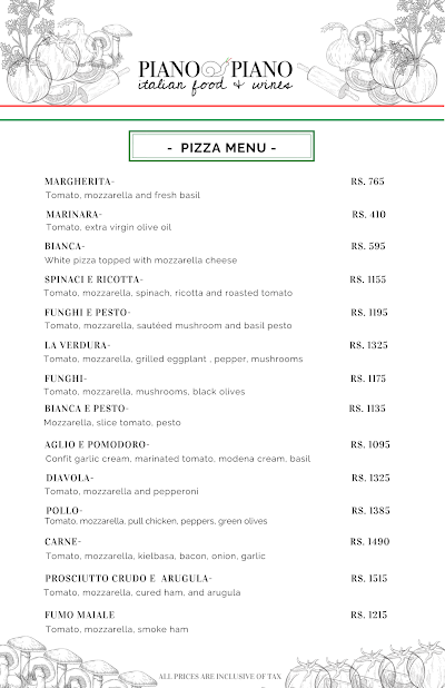 Piano Piano, Lazimpat - Best Italian Restaurant In Kathmandu_menu_4