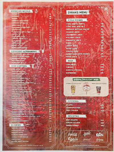 Bhojan Unlimited- The House of Maharaja Thali, Jawalakhel, Lalitpur menu 1