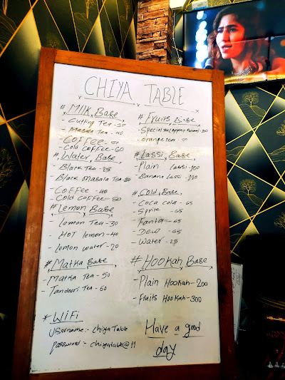 Chiya Table - Best Cafe menu 2