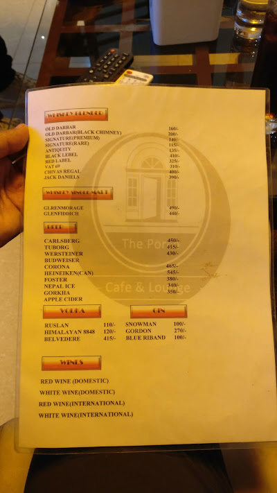 The Porch Café Lounge menu 3