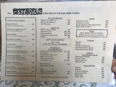 Cafe Swotha menu 2