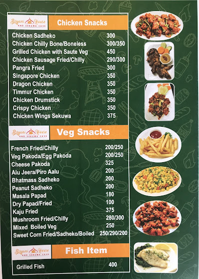 Biryani House & Sekuwa Cave menu 1