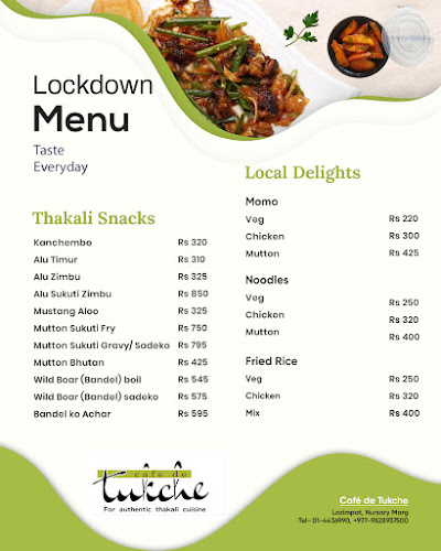Cafe De Tukche Thakali (Lazimpat) - Best Authentic Thakali Restaurant in Town_menu_1