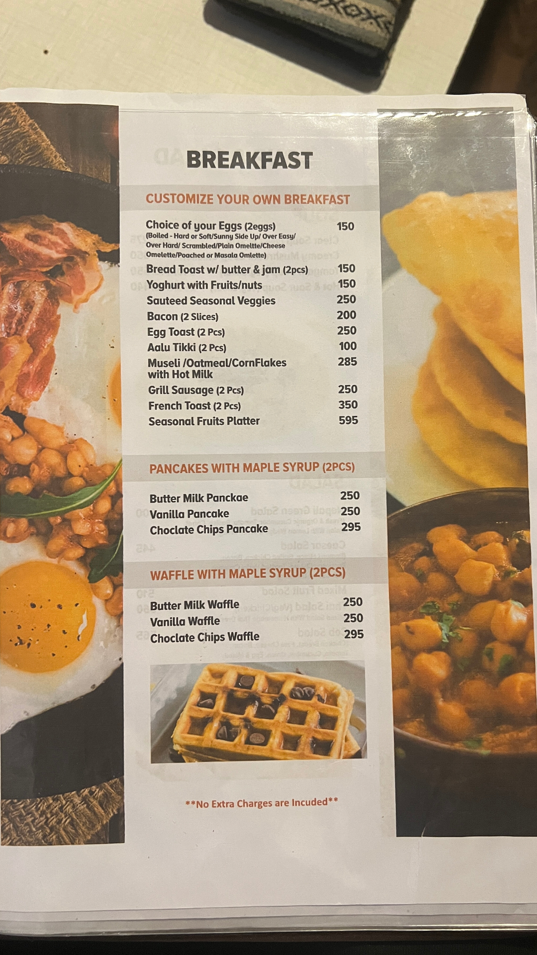 Paradise Garden Restaurant menu 2