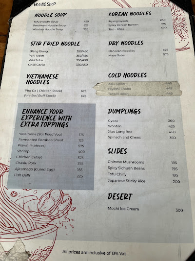 Noodle Shop Ktm menu 3