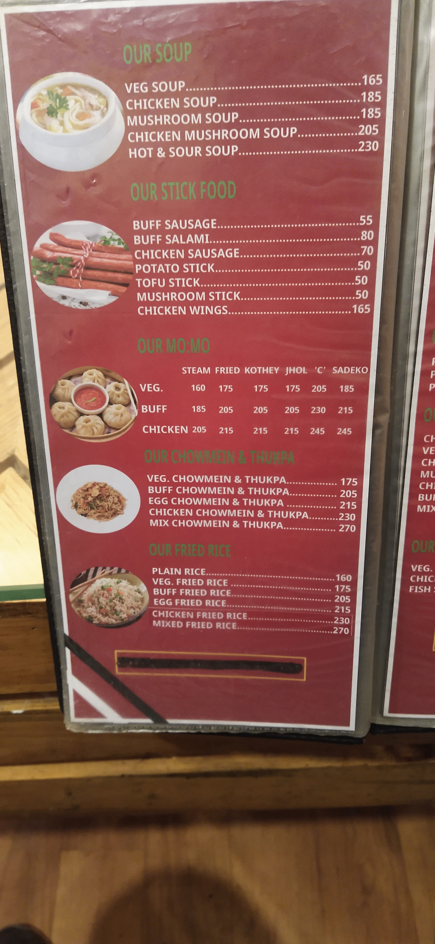 The Burger House & Crunchy Fried Chicken, Sitapaila menu 4