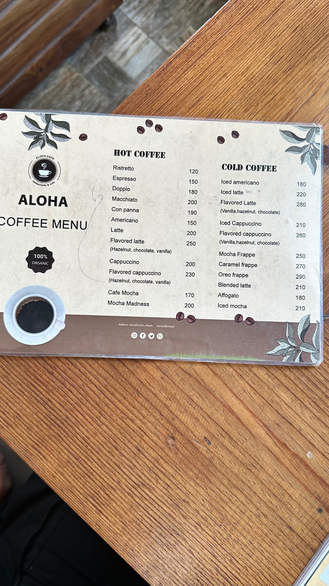 Aloha Cafe menu 4
