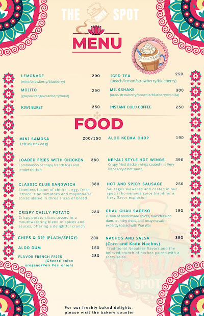 The Chiya Spot menu 2