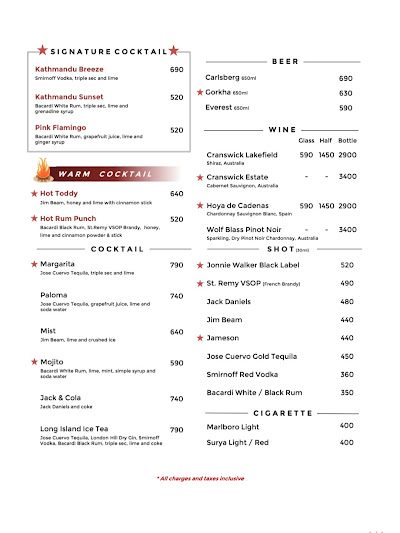 Salon de Kathmandu Cafe & Bistro_menu_4