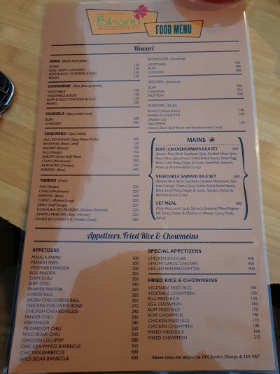 Bhumi Restaurant & Bar menu 3