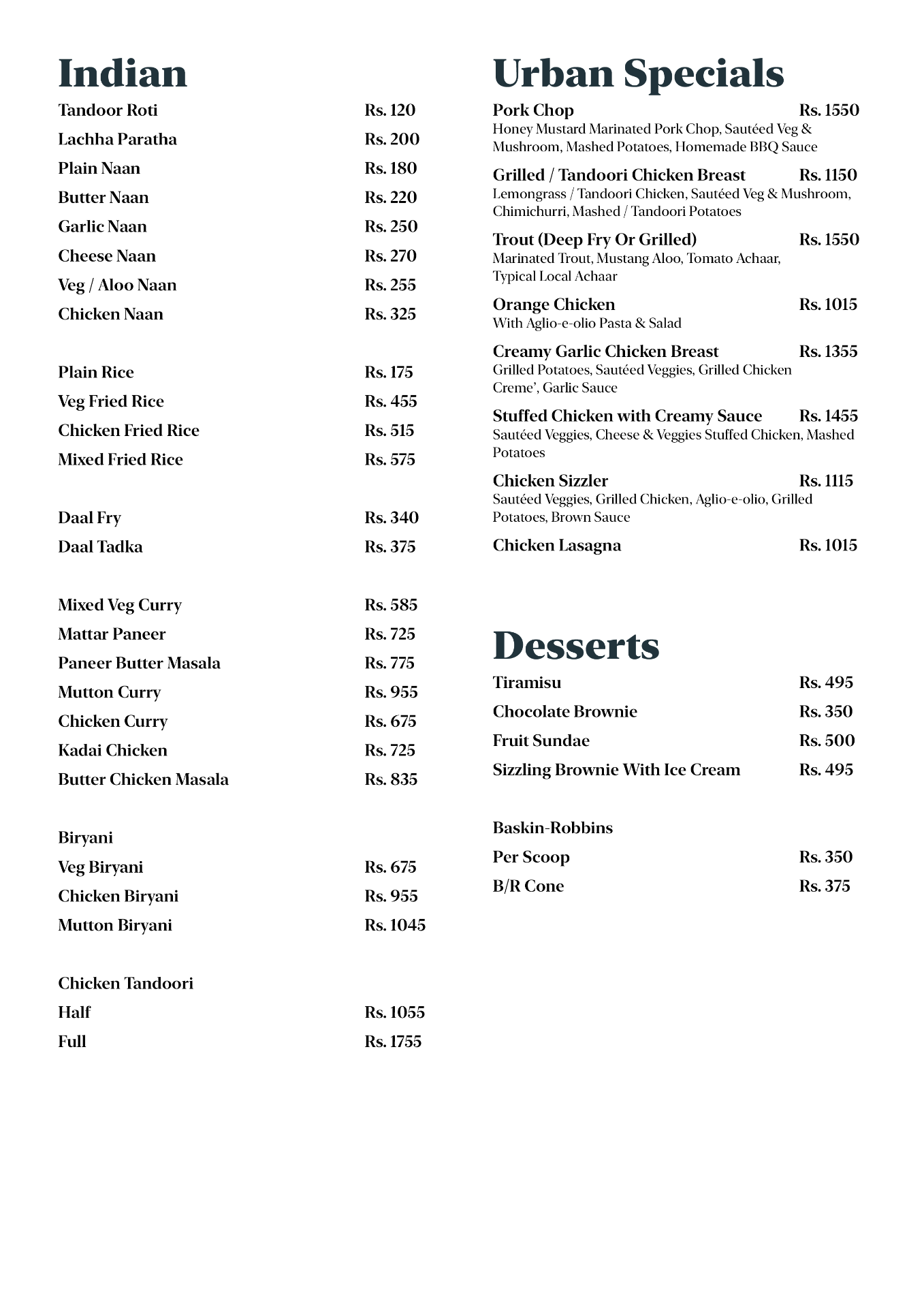 Urban Press / Spice_menu_6