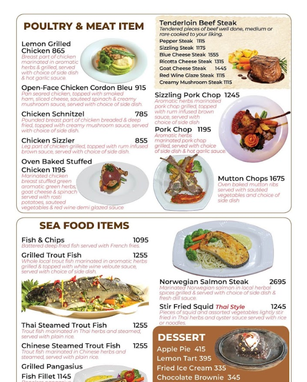 Avocado Cafe Thamel menu 1