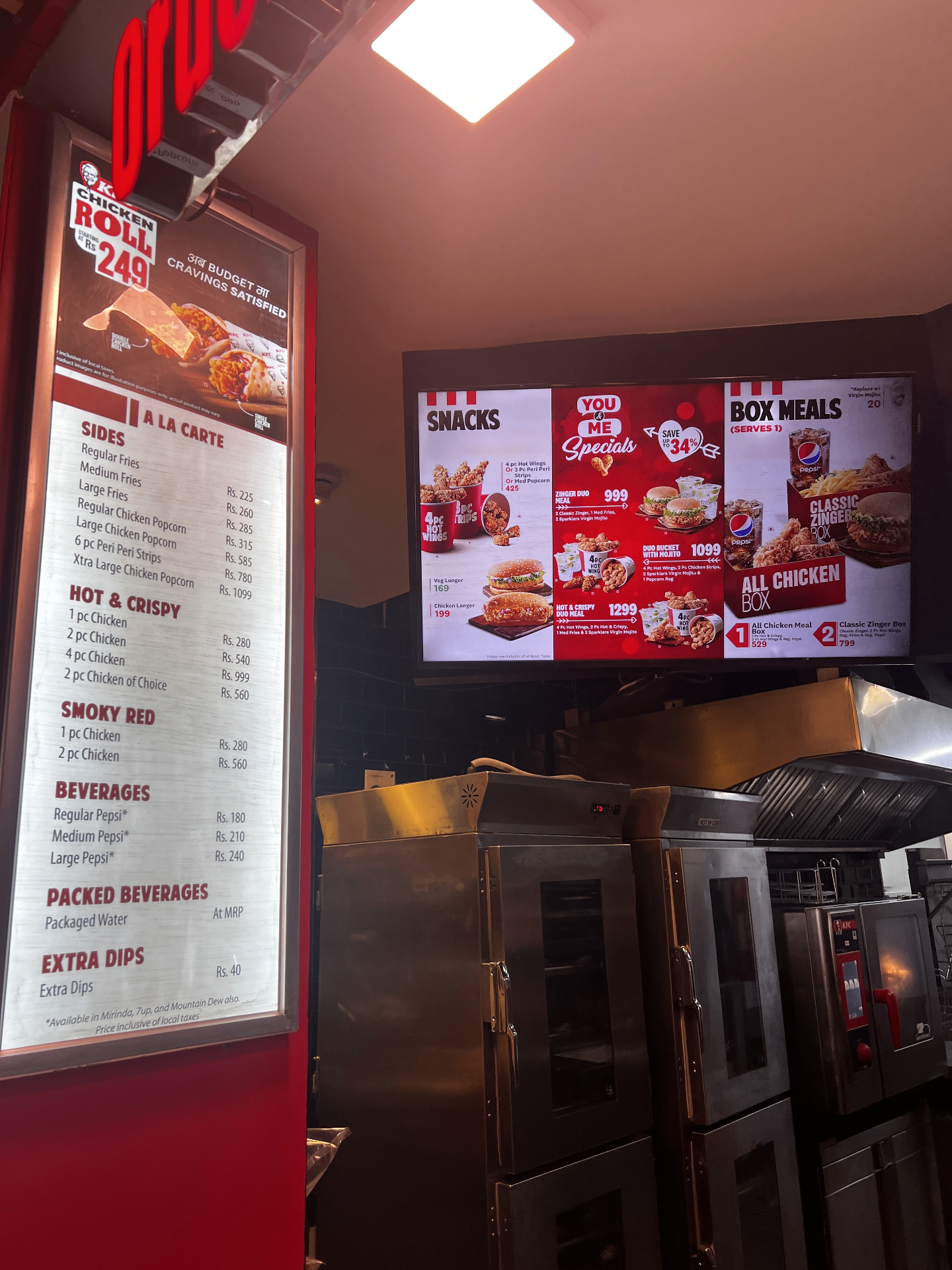 KFC Boudha menu 1