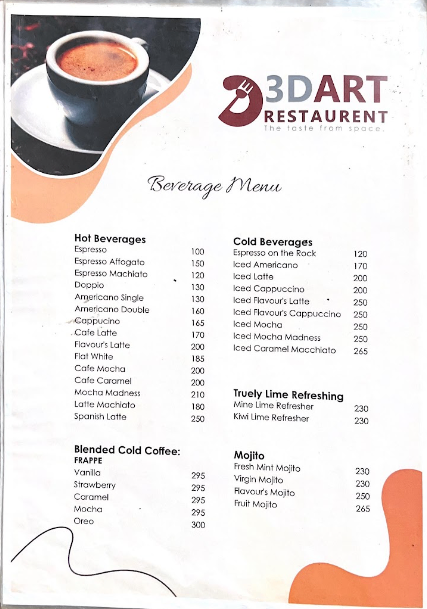 3D Art Restaurant _menu_0