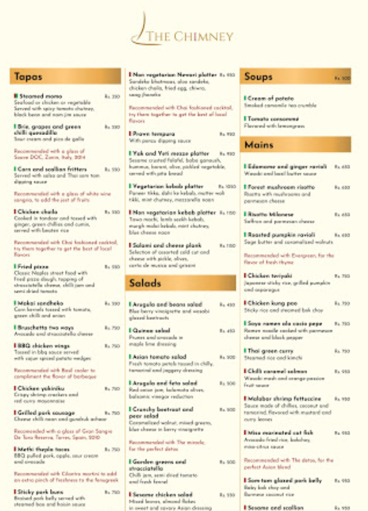 The Chimney Restaurant_menu_2