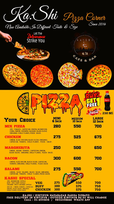 Ka:shi Cafe, Lounge & Bar Kirtipur menu 1