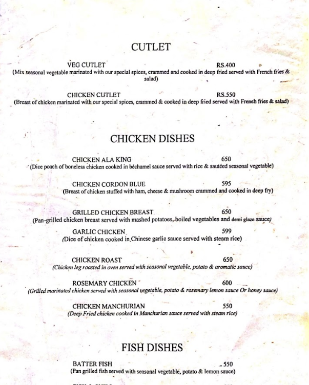 Steaks and Sizzlers by Momo Mazza menu 4