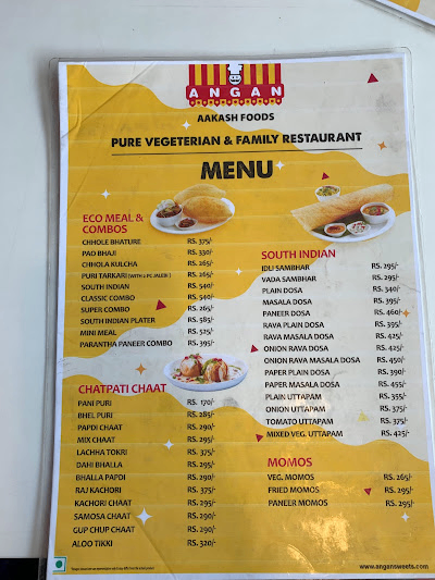 ANGAN Sweets Lazimpat - Aakash Foods menu 3
