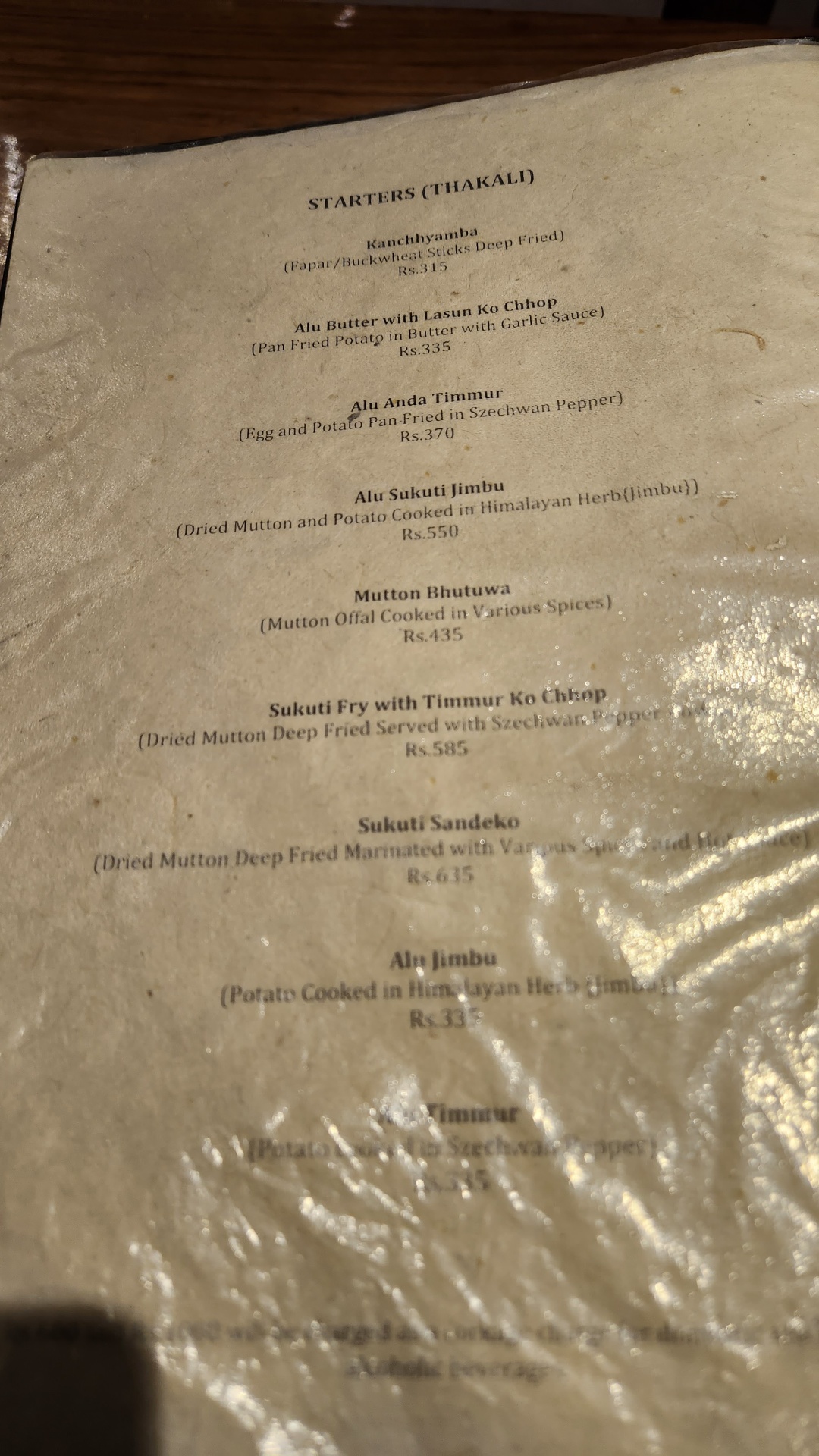 Thakkhola Thakali Cuisine_menu_0