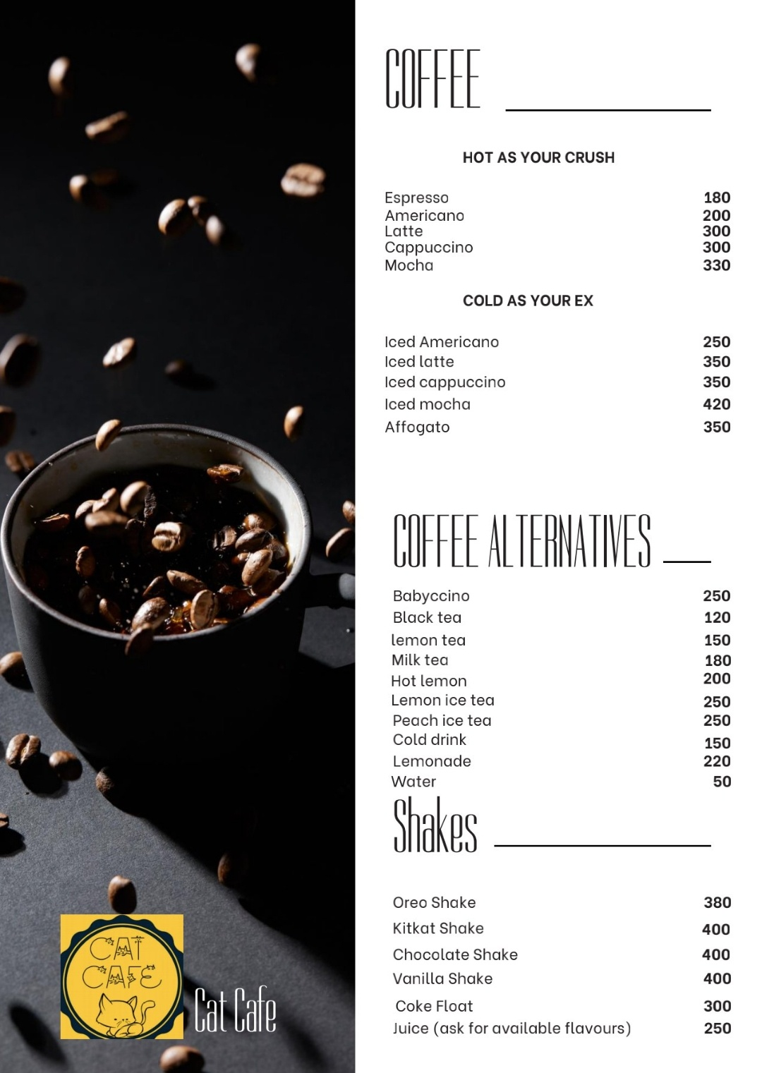 Cat Cafe Nepal menu 3