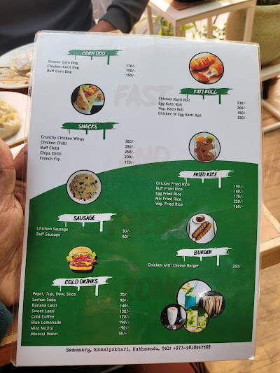 Fast & Fresh Zone menu 1