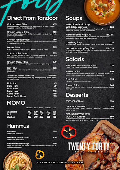 Twenty Forty menu 3