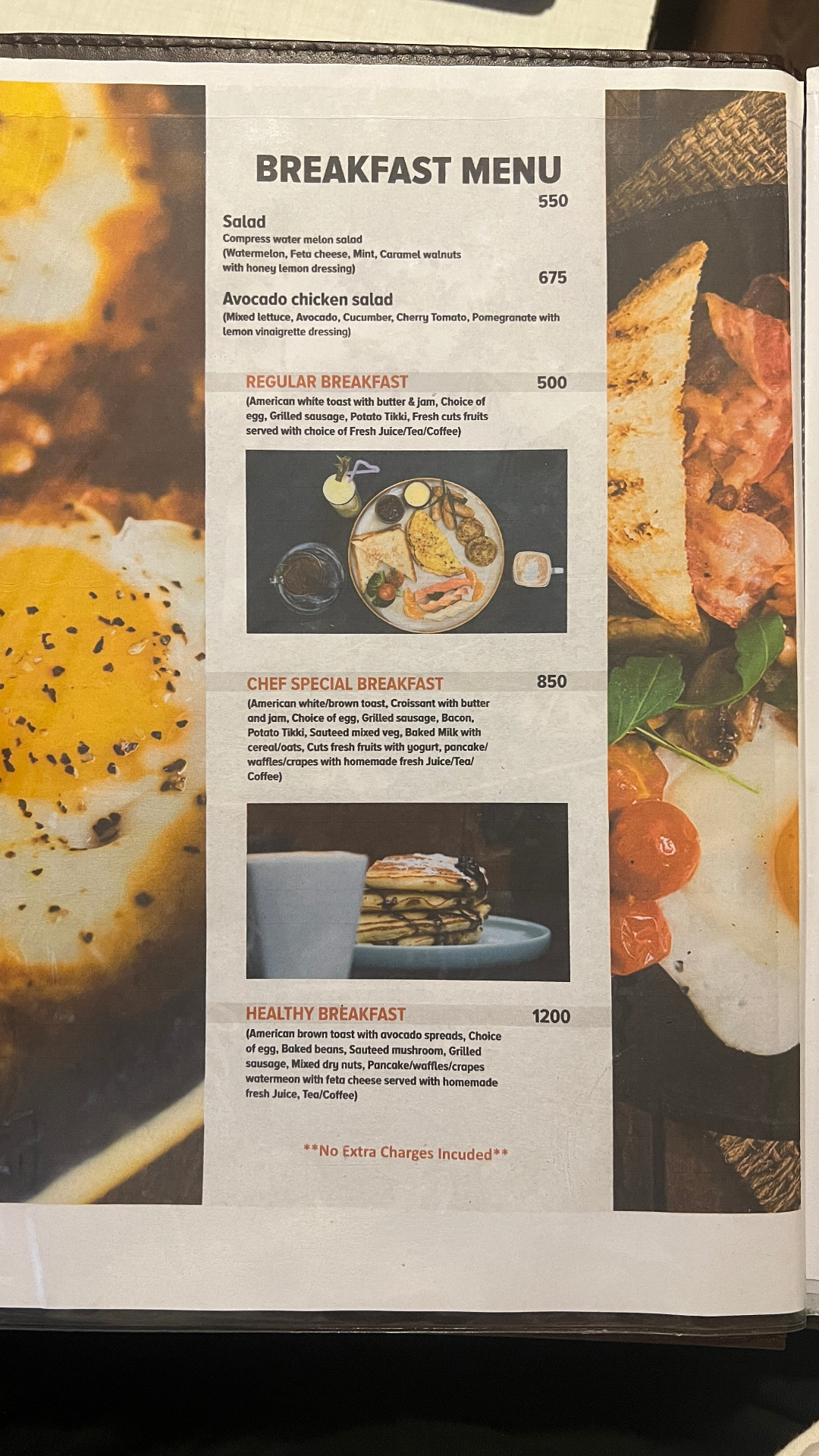 Paradise Garden Restaurant menu 1