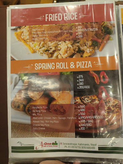 A One Cafe and Party Venue, Saraswatinagar_menu_9