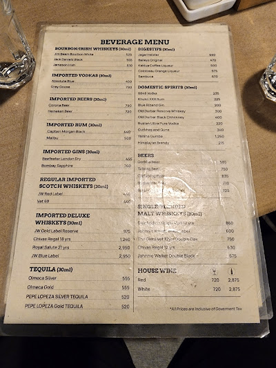 Cafe Boh menu 1