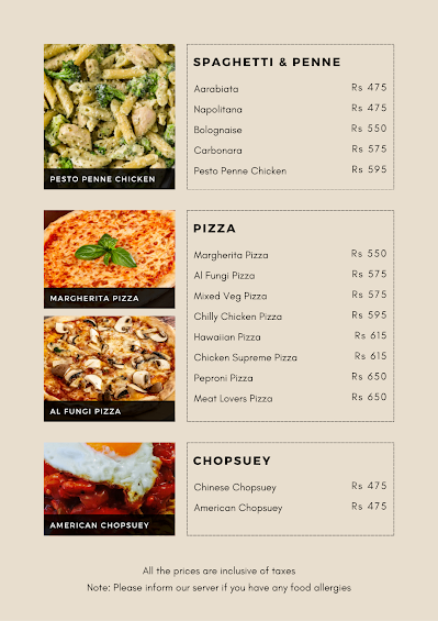 Jacaranda Tree Garden menu 4