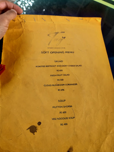 T.A.G Restaurant and Bar menu 3