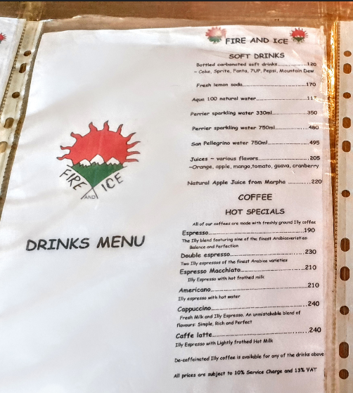 Fire And Ice Pizzeria menu 4