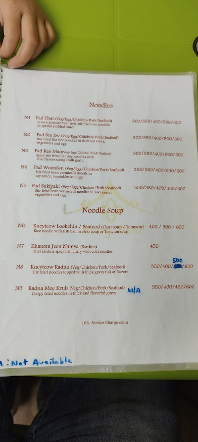 Aroy Thai menu 4