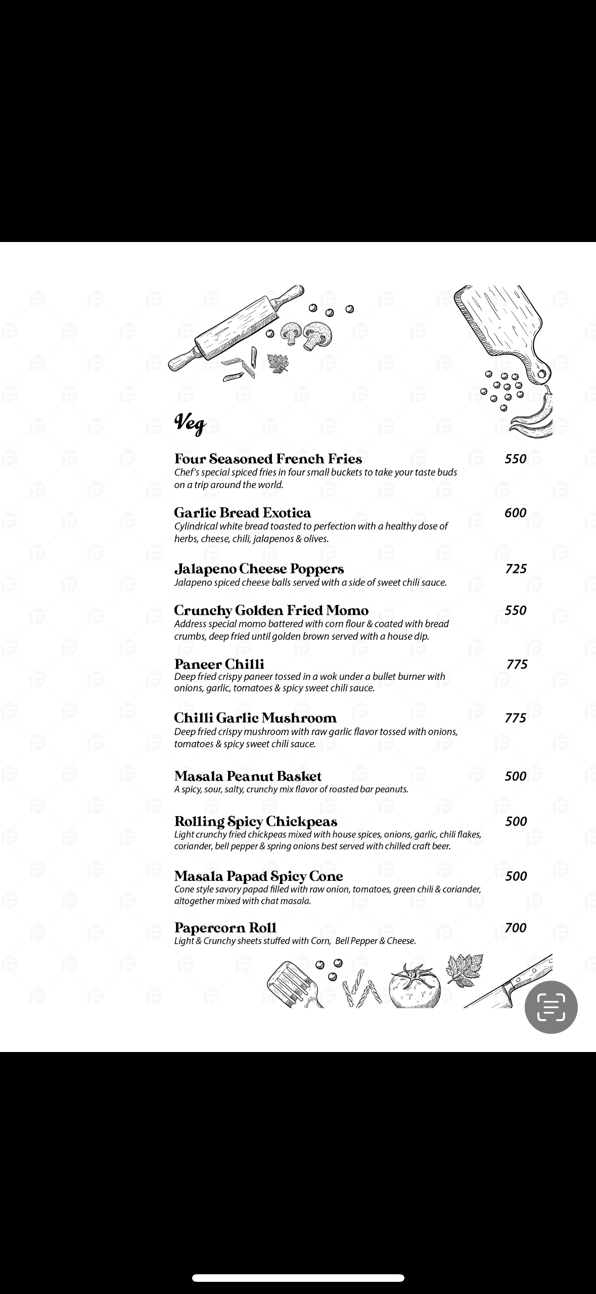 The Address Lounge_menu_7