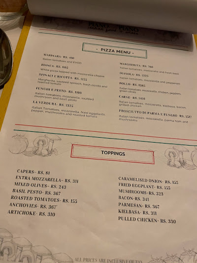 Piano Piano, Lazimpat - Best Italian Restaurant In Kathmandu_menu_6