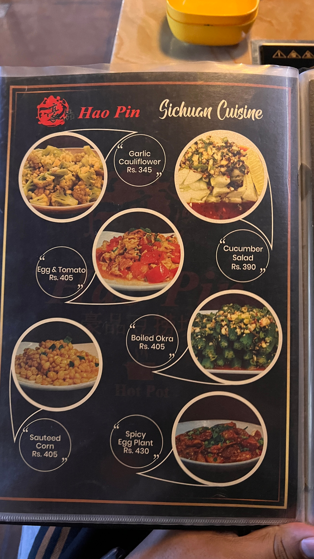 Haopin Hotpot menu 3