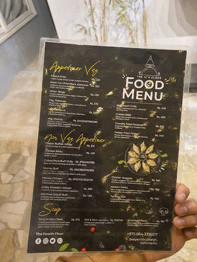 The Fourth Floor Restaurant and Bar - Swoyambhu menu 2