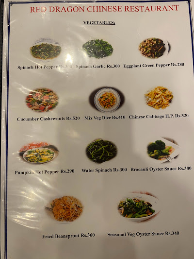 Red Dragon Chinese Restaurant menu 3
