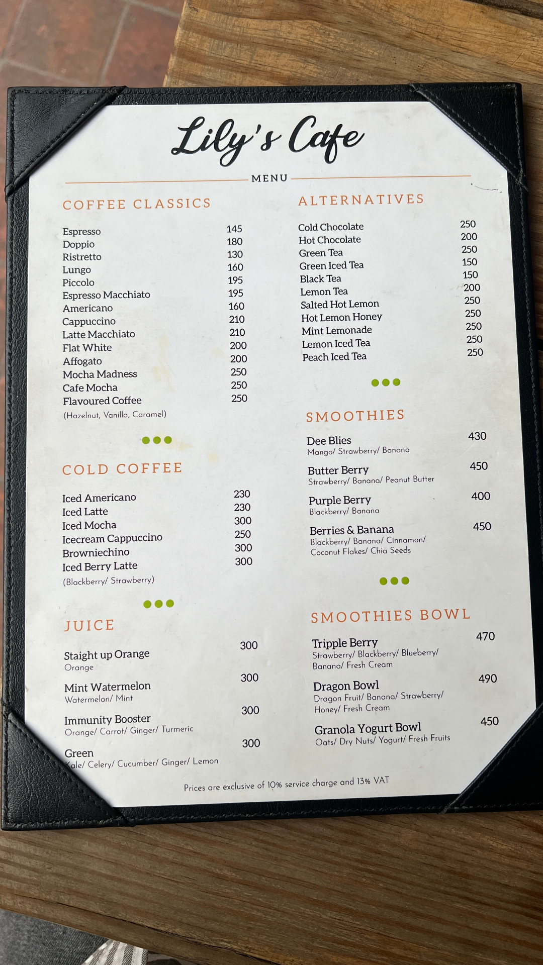 Calm Restro & Bar menu 1